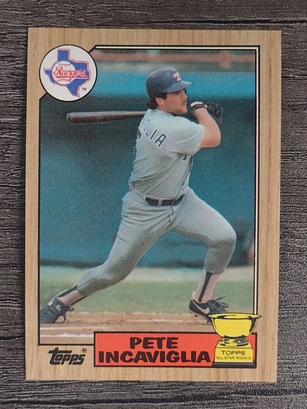 1987 Topps #550 Pete Incaviglia RC