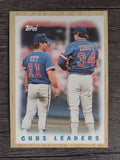 1987 Topps #581 Cubs Team/Ron Cey/Steve Trout