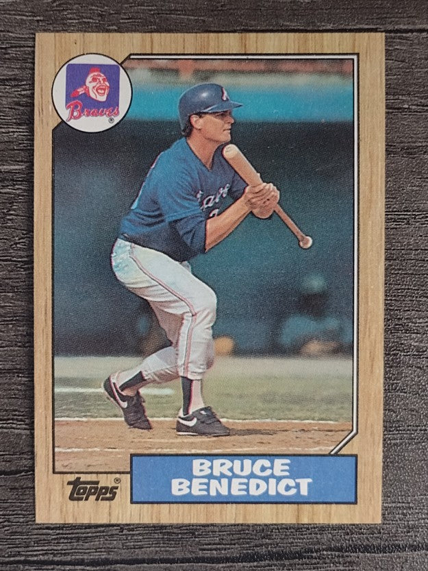 1987 Topps #186 Bruce Benedict