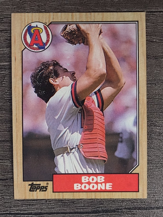 1987 Topps #166 Bob Boone