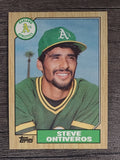 1987 Topps #161 Steve Ontiveros