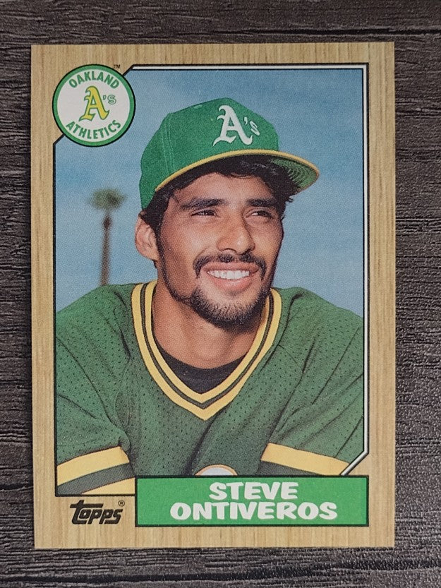 1987 Topps #161 Steve Ontiveros