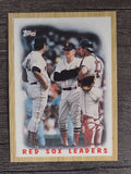 1987 Topps #306 Red Sox TL/Tom Seaver