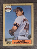 1987 Topps #303 Juan Berenguer