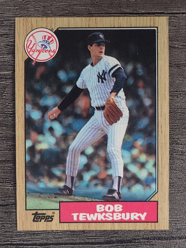 1987 Topps #254 Bob Tewksbury RC