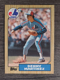 1987 Topps #252 Dennis Martinez