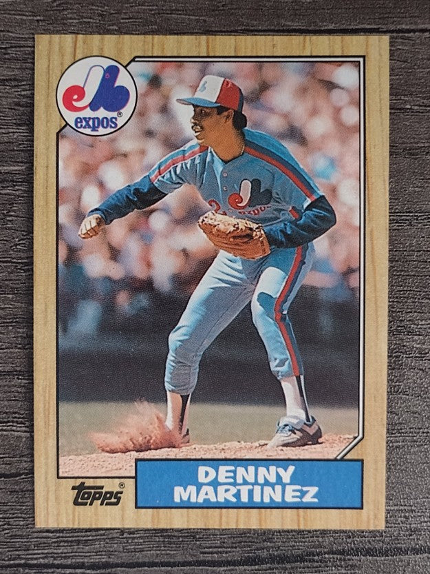 1987 Topps #252 Dennis Martinez