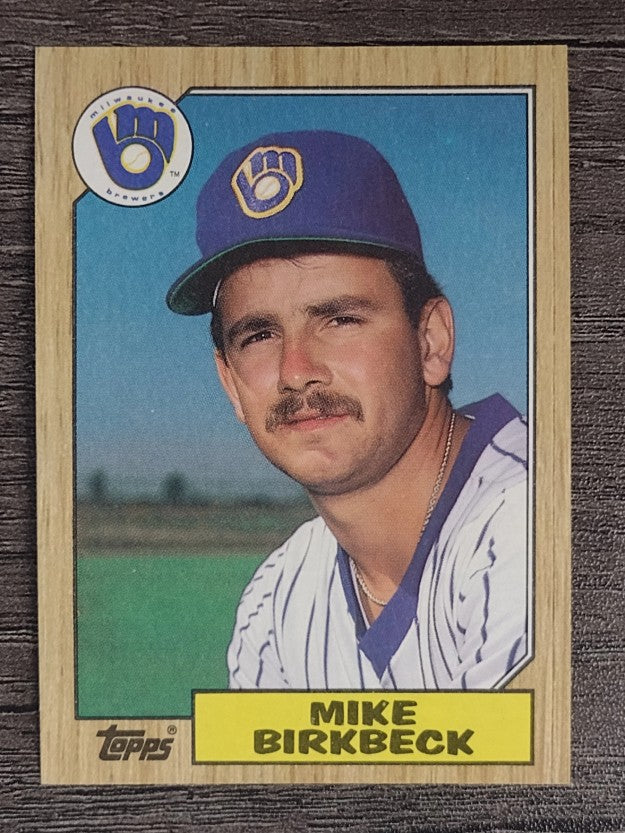 1987 Topps #229 Mike Birkbeck