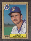 1987 Topps #229 Mike Birkbeck