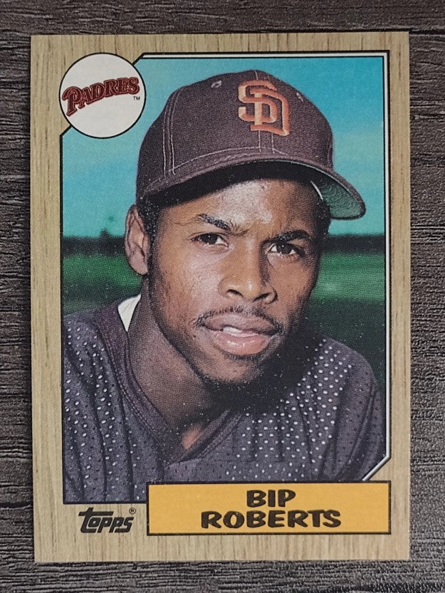 1987 Topps #637 Bip Roberts RC