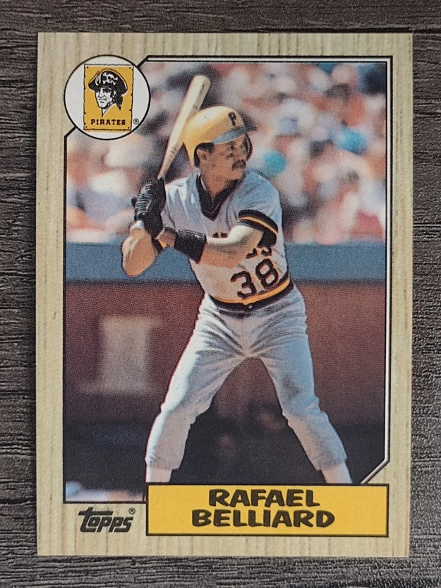 1987 Topps #541 Rafael Belliard RC