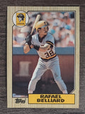 1987 Topps #541 Rafael Belliard RC