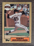 1987 Topps #536 Terry Mulholland RC