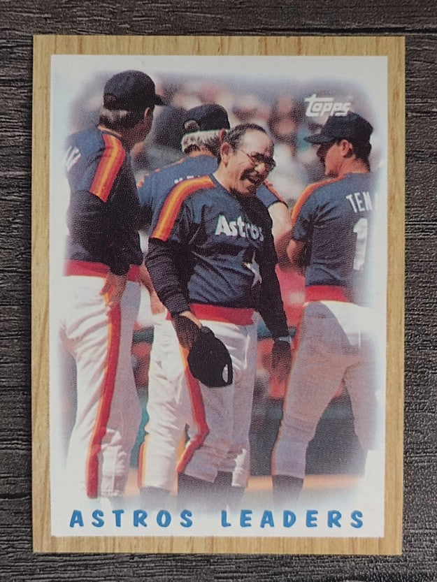 1987 Topps #531 Astros TL/Yogi Berra
