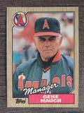 1987 Topps #518 Gene Mauch MG