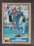 1987 Topps #742 Andy McGaffigan