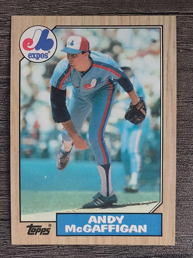 1987 Topps #742 Andy McGaffigan