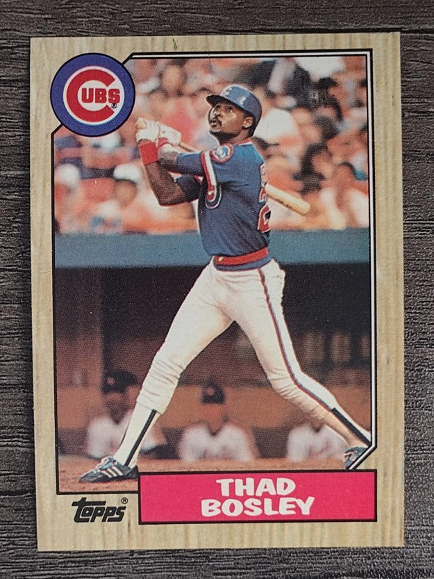1987 Topps #58 Thad Bosley