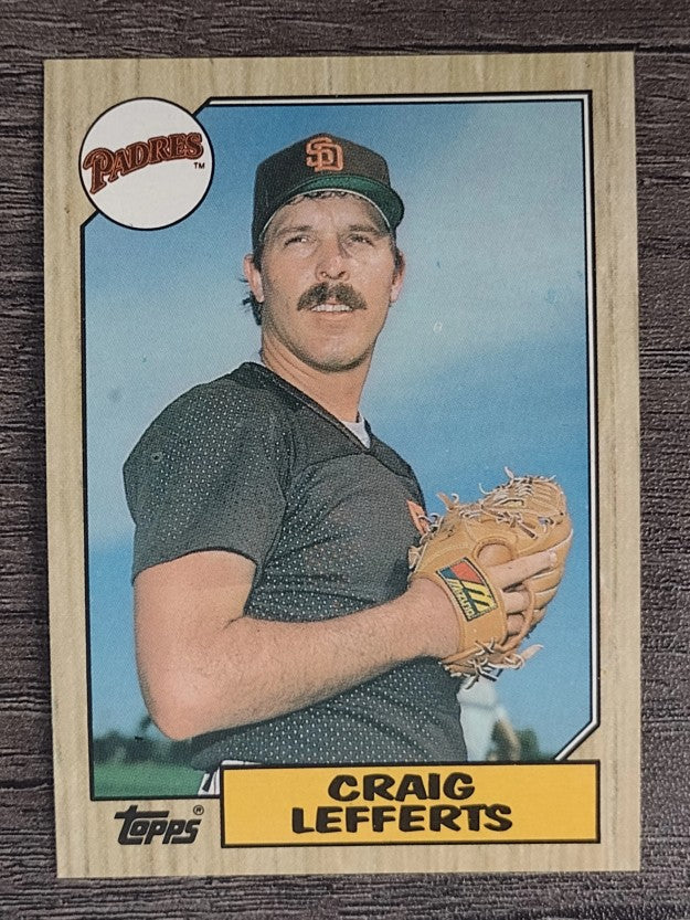 1987 Topps #501 Craig Lefferts