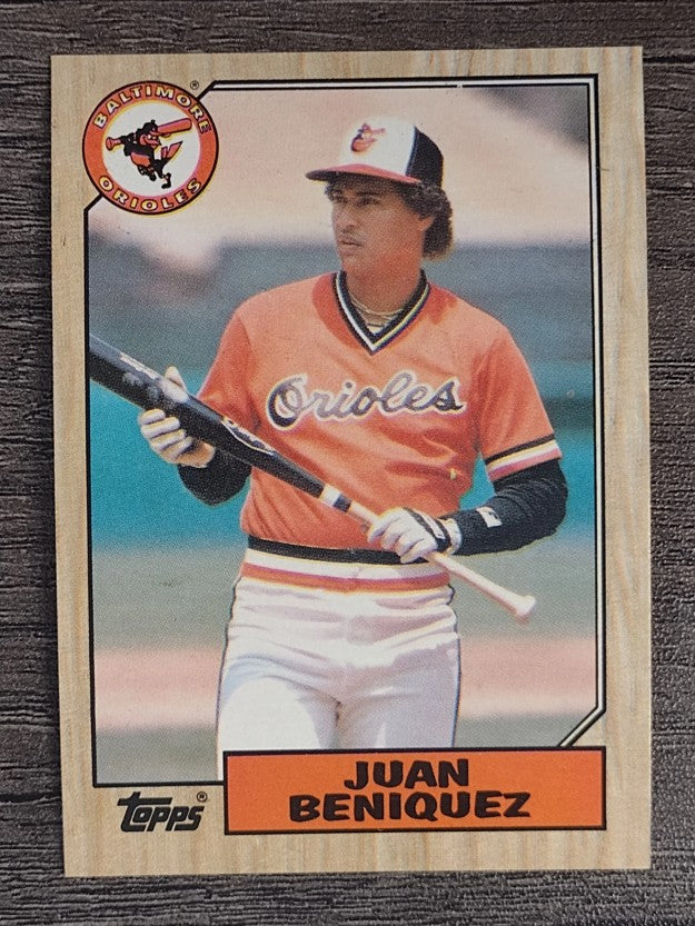 1987 Topps #688 Juan Beniquez