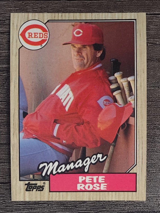 1987 Topps #393 Pete Rose MG/TC