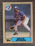 1987 Topps #245 Willie Upshaw