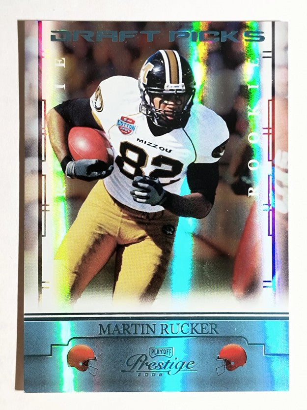 2008 Playoff Prestige Draft Picks Light Blue #176 Martin Rucker