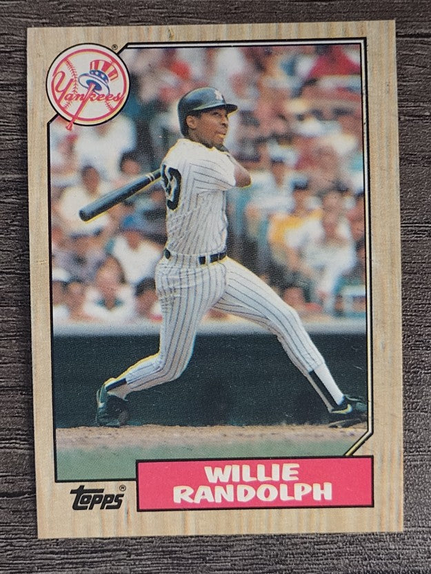 1987 Topps #701 Willie Randolph