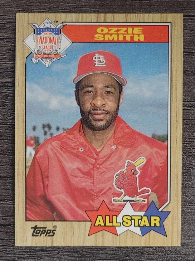 1987 Topps #598 Ozzie Smith AS
