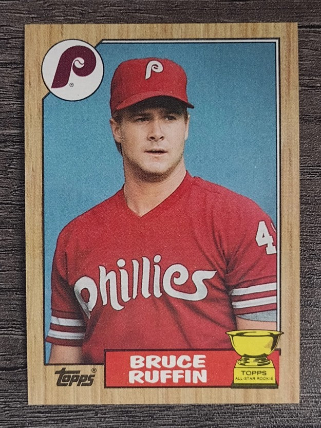 1987 Topps #499 Bruce Ruffin RC