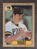 1987 Topps #494 Barry Jones