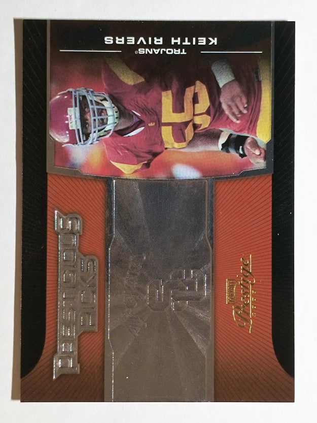 2008 Playoff Prestige Prestigious Picks Red #43 Keith Rivers