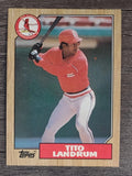 1987 Topps #288 Tito Landrum