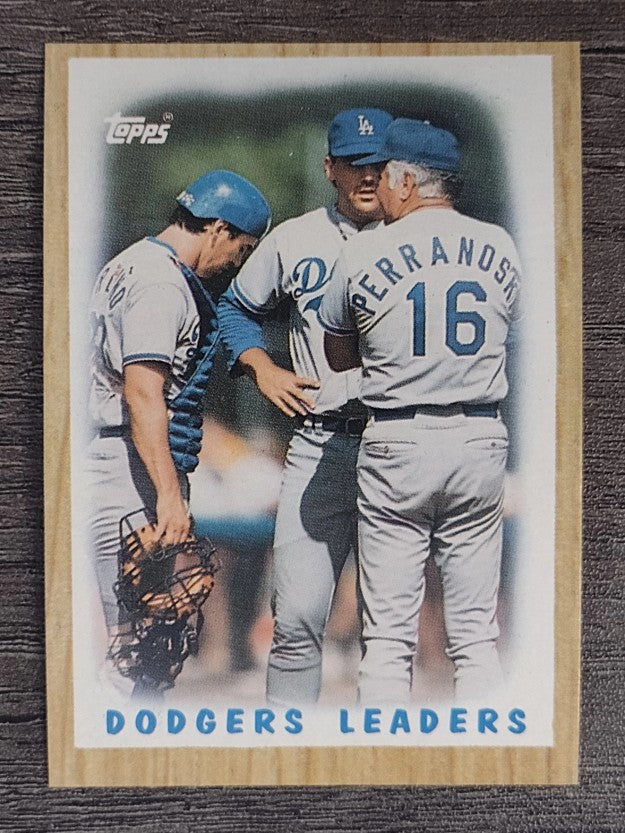 1987 Topps #431 Dodgers Team