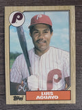 1987 Topps #755 Luis Aguayo