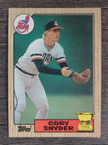 1987 Topps #192 Cory Snyder