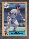 1987 Topps #699 Ken Landreaux
