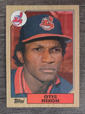 1987 Topps #486 Otis Nixon