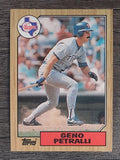 1987 Topps #388 Geno Petralli