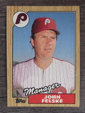 1987 Topps #443 John Felske MG