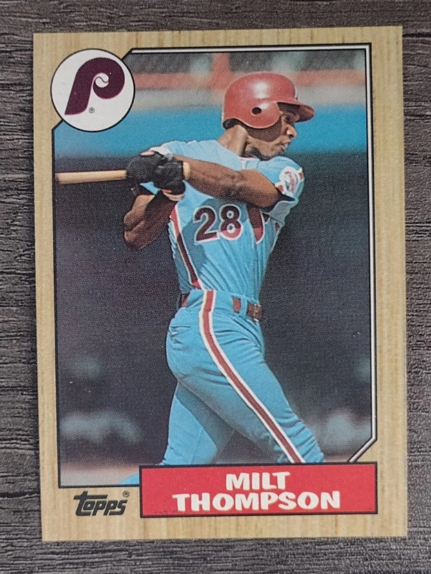1987 Topps #409 Milt Thompson