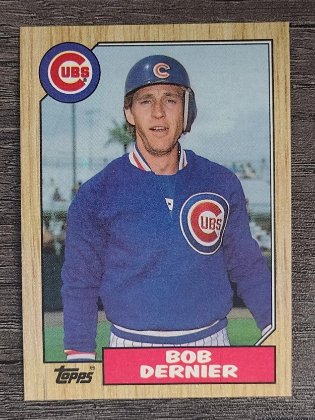 1987 Topps #715 Bob Dernier