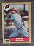 1987 Topps #702 Greg Gross