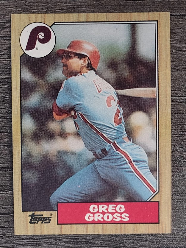 1987 Topps #702 Greg Gross