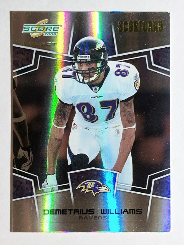 2008 Select Scorecard #25 Demetrius Williams