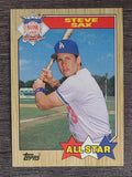 1987 Topps #596 Steve Sax AS