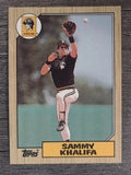 1987 Topps #164 Sammy Khalifa