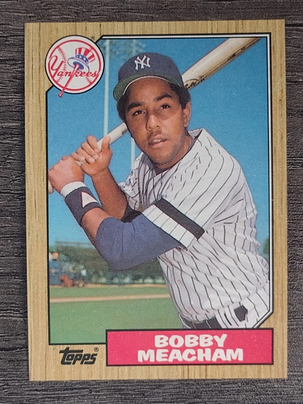 1987 Topps #62 Bobby Meacham