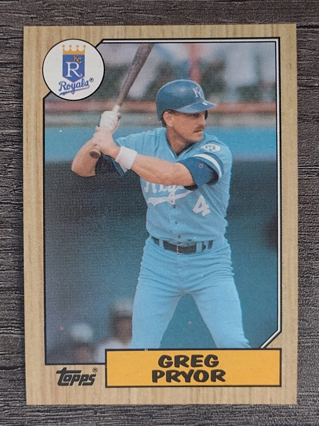 1987 Topps #761 Greg Pryor