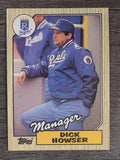 1987 Topps #18 Dick Howser MG